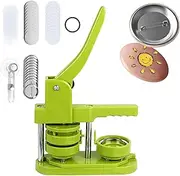 Gwtdtoad Button Pin Press - Lightweight Button Maker & Pin Press,Rotating Bracket Included Badge Supplies for Family Friends Colleagues