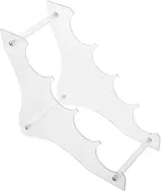 HOLIDYOYO Flash Display Stand Rack for Display Flashlight Stand Holder Convenient Flashlight Display Stand Practical Flashlight Holder Tabletop Flashlight Rack Transparent Acrylic