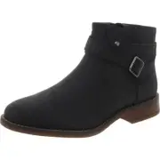 Clarks Womens Brean Strap Black Ankle Boots Shoes 5.5 Medium (B,M) BHFO 2369