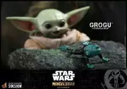 HOT TOYS Star Wars The Mandalorian Grogu Set TMS043 1:6 Scale Figure NEW SEALED