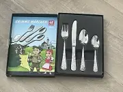 ZWILLING 4-PC TWIN KIDS Grimm’s Marchen FLATWARE SET, 18/10 STAINLESS STEEL NIB