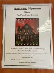 Holiday Houses May Pre-Fused Laser Quilt Block Cut Kit By Debra Gabel