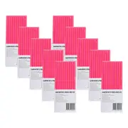 100pc Supercraft Carpenters/Builders Rectangular Marking Pencil Medium Pink