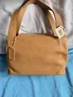 RARE Vintage 1992 Coach Terrace Tan Chamois Color Leather Handbag Bag Style 4117