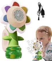 Bubble Maker Machine - LED Sunflower Blower, Colorful Light Bubble Toy | Fun Outdoor Playtime, Spreading Bright Lights and Bubbles Across Lawns, Yards, Parks, and Gardens During Sunny Days