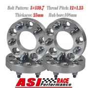 4PCS 25mm 5X139.7 5-Stud Wheel Spacers Fit Suzuki Grant Vitara 1999-2005 Hub pro