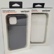 Verizon Rugged Case & Tempered Glass Screen Protector for iPhone 11 Pro 5.8"