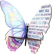 ＫＬＫＣＭＳ Butterfly Corner Shelf Float Storage Rack Versatile Decorative Wall Mounted Display Stand for Bathroom Kids’S Room Bedroom, 23.5cmx25cm