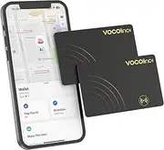 [VOCOlinc] Smart Bluetooth Tracker 1 Pack, Key Finder Compatible with Apple Find My (iOS Only)，Thin Bluetooth Tracker，Wallet Finder and Item Locator for Wallet, Luggage Tags and More