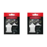6pc Target Luke The Nuke Littler K-Flex No.2 Dart Flight & Shaft Short