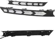 LED Daytime Running Lights Compatible With Mazda CX-5 CX5 CX8 CX-8 2017 2018 Drl Fog Lamp 12V ABS DRL Driving Lights With Turn Signals(White yellow blue)