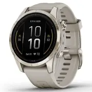 Garmin 010-02802-10 epix Pro Gen 2 Sapphire 42MM Smartwatch Soft Gold Watch
