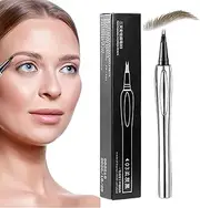 Eyebrow Pen - Fine Tip Eyebrow Tattoo Marker for Brows, Sweatproof and Quick-Dry Formula | Longwear Brow Ink Pen, Professional Brow Enhancer, Natural Hair-Like Eyebrows Tool