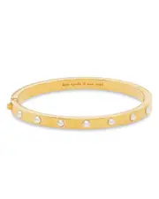 kate spade new york Set in Stone Imitation Pearl Hinged Bangle Bracelet
