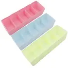 Storage BoxUnderwear Bras Ties Desk Sock Drawer Closet 5 Cell Plastic