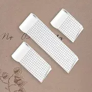 Poooliprint Sticky Grey Lattice Paper 3 Rolls 57mm Thermal Paper for Poooli Pocket Printer