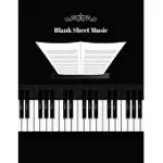 BLANK SHEET MUSIC: PIANO BACKGROUND MUSIC MANUSCRIPT PAPER, STAFF PAPER, MUSICIANS NOTEBOOK FOR WRITING AND NOTE TAKING - PERFECT FOR LEA
