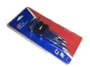 Garage Tough 9 Pcs Hex Key Set Ball End Metric Blue - GT8037 - New