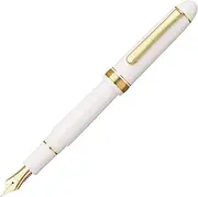 Platinum Fountain Pen, Fountain Pen, SF Fine Point, Chenonceau White, #3776, Century PNB-15000, 2-0, Genuine Imported