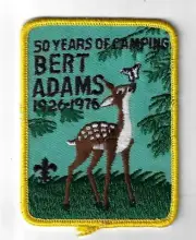 1926-1976 Bert Adams 50 Years Of Camping YEL Bdr. [CA-281]