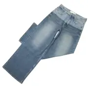 NWT rag & bone Miramar Sofie in Antonia Wide Leg Photo Print Faux Jean Pant 30