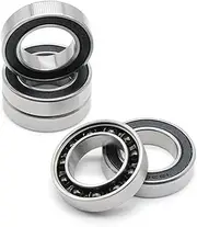 HFZCSIMR 4Pcs 18307 Hybrid Ceramic Bearing 18x30x7mm ABEC-7 Bicycle Bottom Brackets & Spares 18307RS Si3N4 Ball Bearings 18307-2RS Bearings