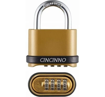 4 Digit Combination Lock, Outdoor Combination Padlock