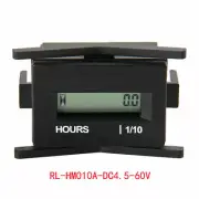 Digital Hour Meter DC 4.5 to 60V Motorcycle Hour meter motorcross engine hour