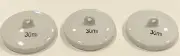 Porcelain Crucibles Lids for 30ml crucible Lot of 15 each