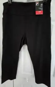 Black FILA Sport High Rise TruSculpt Capri Size XL Workout Pants
