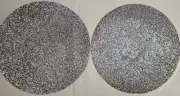 Sparkles Home Luminous Blue Silver Rhinestone Placemats - Set of 2- 15" Round
