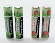 4 PACK CHAPSTICK Lip Moisturizer Strawberry Kiwi Green Apple Chapped LIPS Balm
