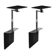 Projector Stand Height Adjustable,Metal with Metal Tray Bedside Sofa Projector