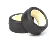 Tamiya 51049 RC 1/10 Medium-Narrow 24mm Racing Slicks Tires (2Pcs)