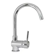 ARC Gooseneck Mixer Tap Fitting / Faucet in Curved Style Design