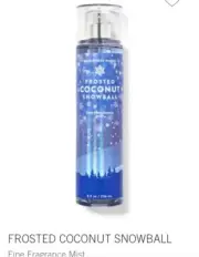 Bath AND Body Works Frosted Coconut SnowBall Fragrance Mist 8fl Oz For Women...