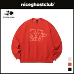 [NICEGHOSTCLUB] GUMMY BEAR & LOGO 衛衣_UNISEX_KOREAN STYLE_NEW