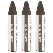 Wood Filler Stick, 3 Pcs Wax Sticks Wood Touch Up Markers, Burnt Sienna