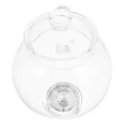 Glass Teapot Filtering Kettle Hot Individual Infuser Clear Stovetop