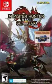 Monster Hunter Rise + Sunbreak Switch Brand New Game Special (2022 Action RPG)