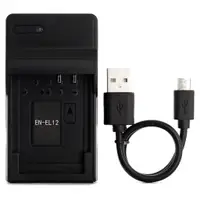 在飛比找蝦皮購物優惠-En-el12 USB 充電器,適用於尼康 Coolpix 