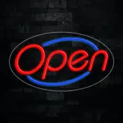 Open LED Neon Sign 28"L x 16"H #34020