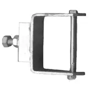 Boat Roller Bracketry Clamp on Stem Adjusters 100mmx50mm Trailer Caravan Part
