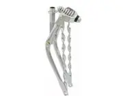 Classic Springer Fork with Twisted Bars for 20" Bike Lowrider Cruiser