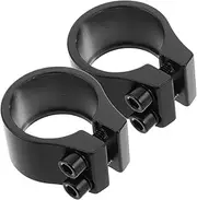 Double Bolt Seat Tube Clamp 34.9mm Aluminium Alloy Bike Seat Post Clamp Quick Release