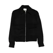 [Bite Studios] Bite Studios Cila Flap-pocket Zip-front Jacket 34 FR BLACK