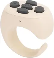 Remote Control Page Turner, Scrolling Swiping Pause Play Volume, for Kindle APP, Phone Camera Recording Remote, with Charging Case, for iOS Phone Tablet (Skin Color)