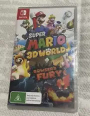 SUPER MARIO 3D WORLD + BOWSERS FURY, NINTENDO SWITCH, NEW AND SEALED.