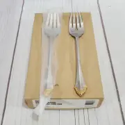 Oneida Community Golden Kenwood 24 Salad Forks 528 Flatware Stainless Steel