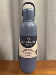 SodaStream Fizz & Go Stainless Steel Bottle Blue BPA Free